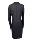 Back of RJ Classics 'Rhapsody' Mesh Shadbelly in Black - Women's 0R