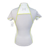 Maximilian Equestrian Contrast Short Sleeve Base Layer in Glacier/Lime