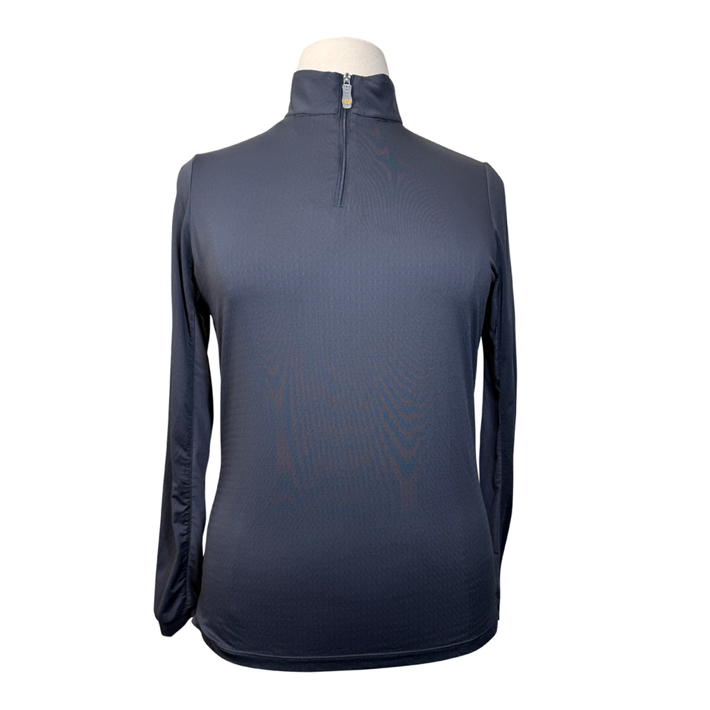Kastel Denmark Long Sleeve Crystal Crown Shirt in Black