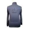Kastel Denmark Long Sleeve Crystal Crown Shirt in Black