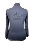 Kastel Denmark Long Sleeve Crystal Crown Shirt in Black