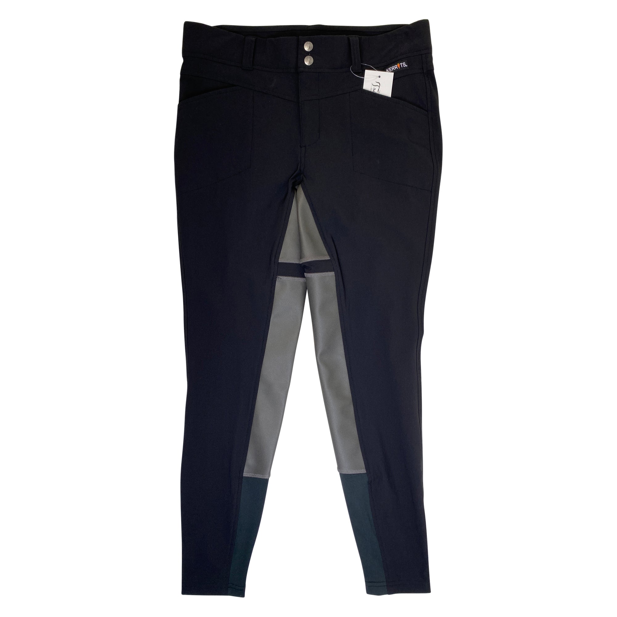 Kerrits 'Crossover' Full Seat Breeches in Black