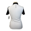 Equiline Training Polo in Black & White