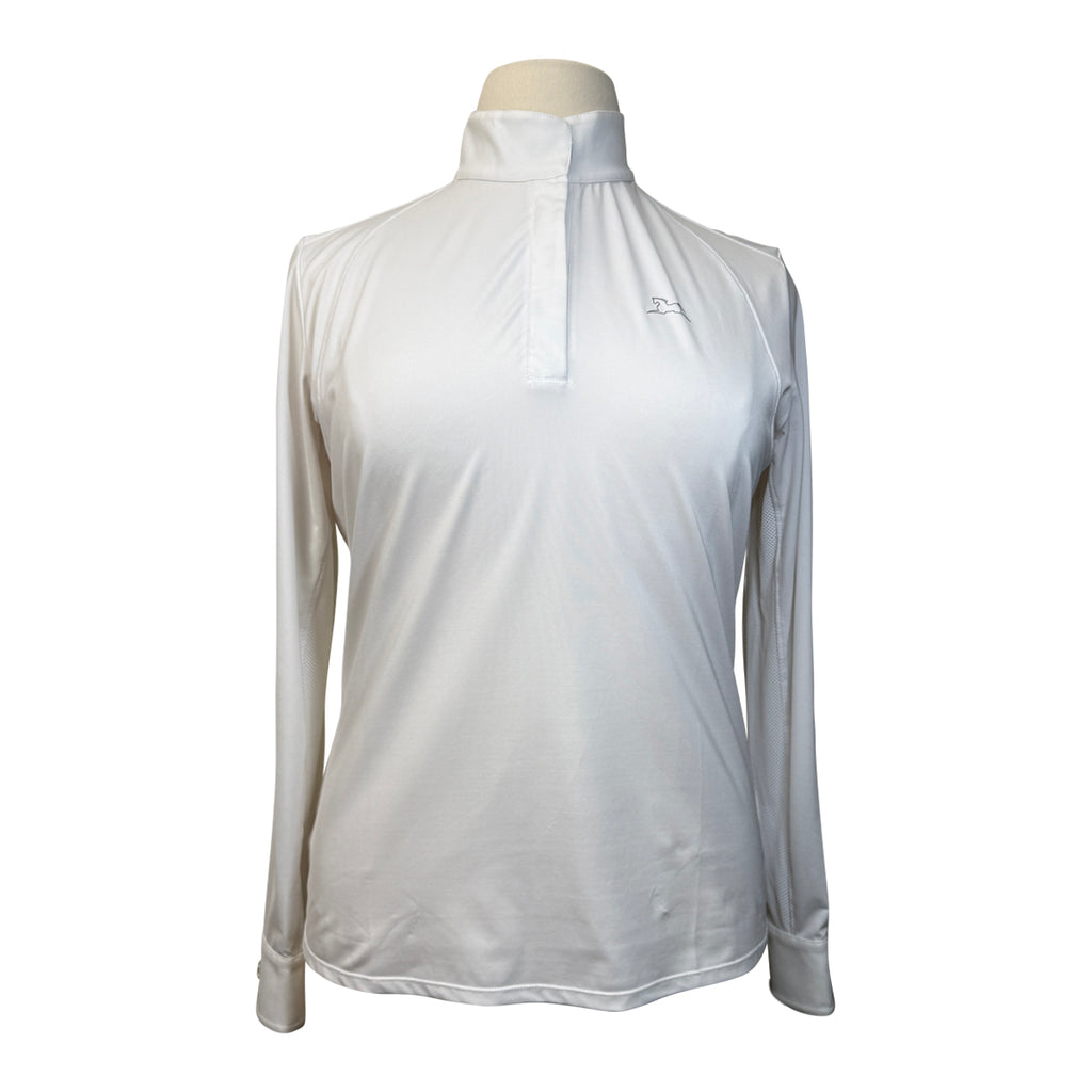 RJ Classics Women's 'Carly' 37.5 Show Shirt in White/Crabs