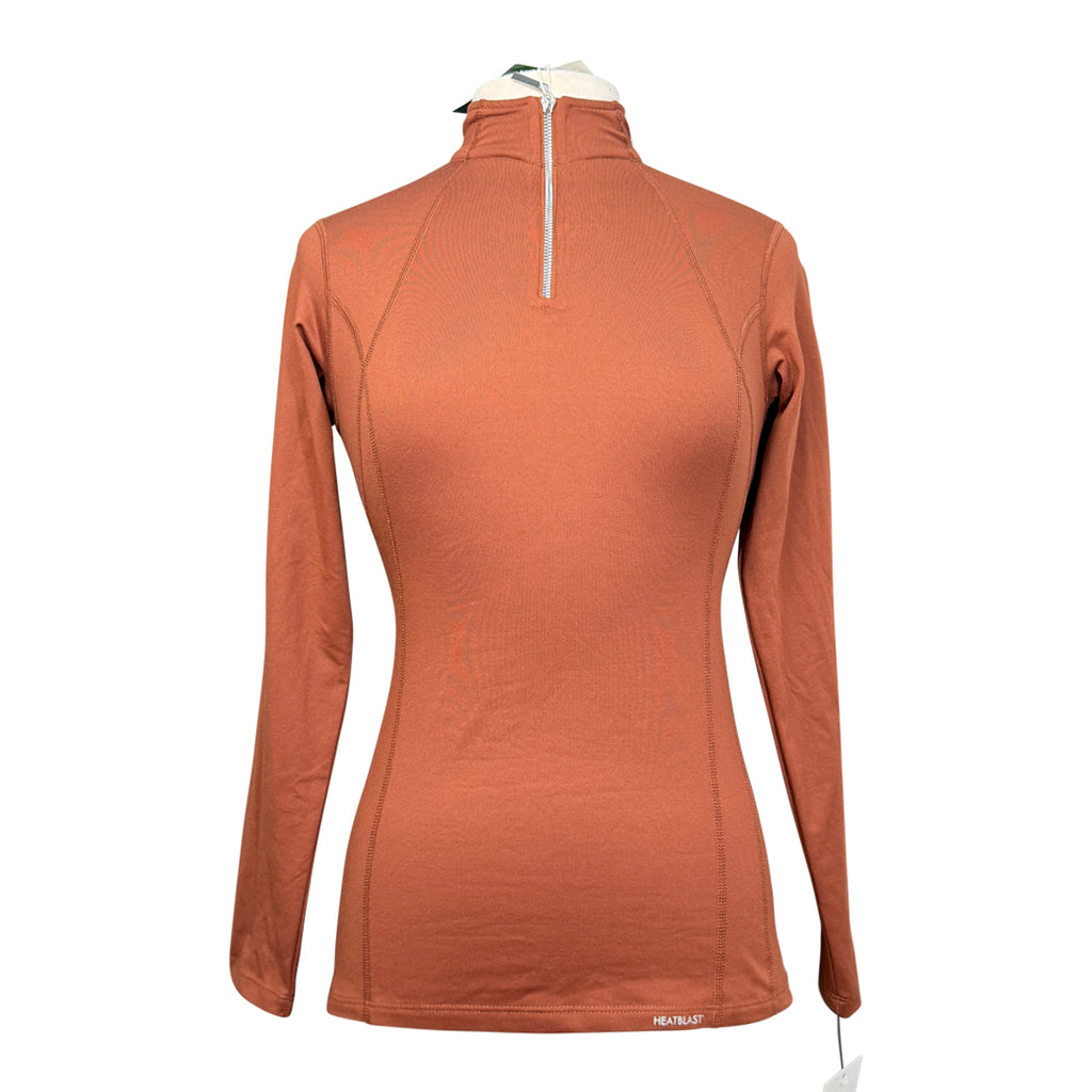 Dover Saddlery 'HeatBlast' Long Sleeve Shirt in Copper Brown