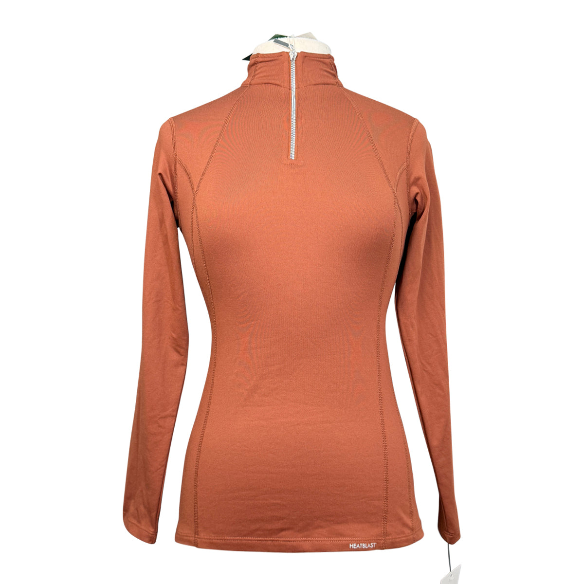 Dover Saddlery 'HeatBlast' Long Sleeve Shirt in Copper Brown