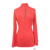 Goode Rider 'Ideal' Long Sleeve 1/2 Zip Shirt in Paprika