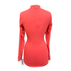 Goode Rider 'Ideal' Long Sleeve 1/2 Zip Shirt in Paprika