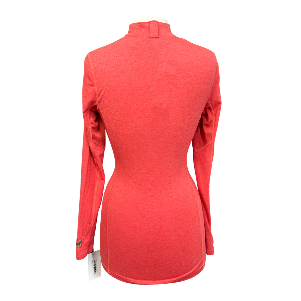Goode Rider 'Ideal' Long Sleeve 1/2 Zip Shirt in Paprika