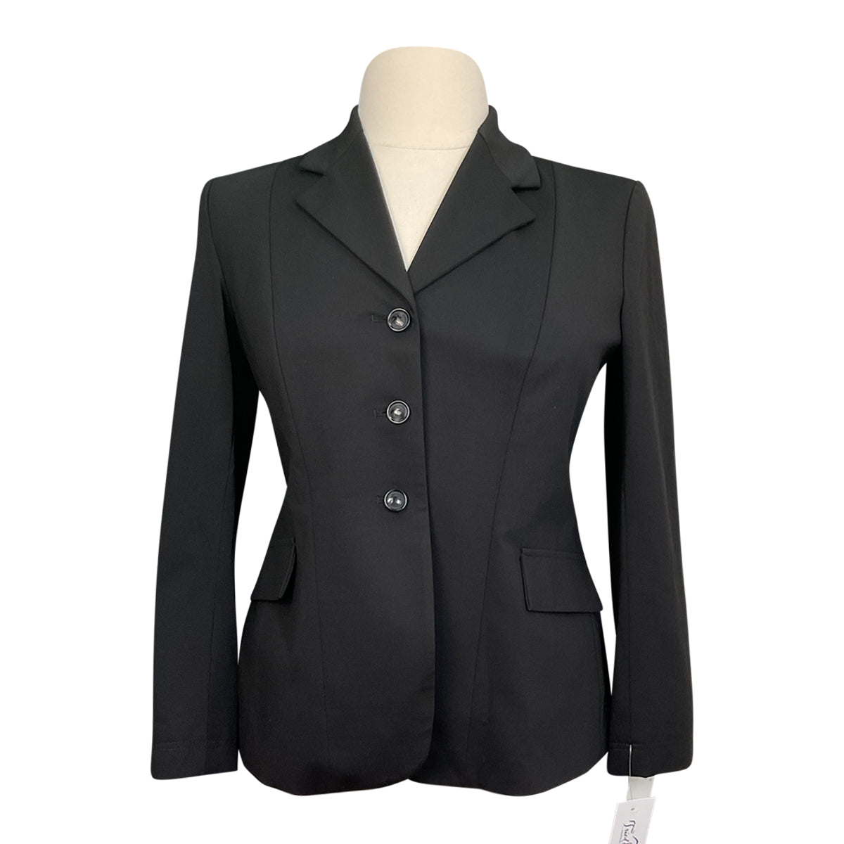 Grand Prix EQJ Classic Show Coat  in Black