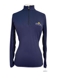 Kastel Denmark 1/4 Zip Shirt in Navy 