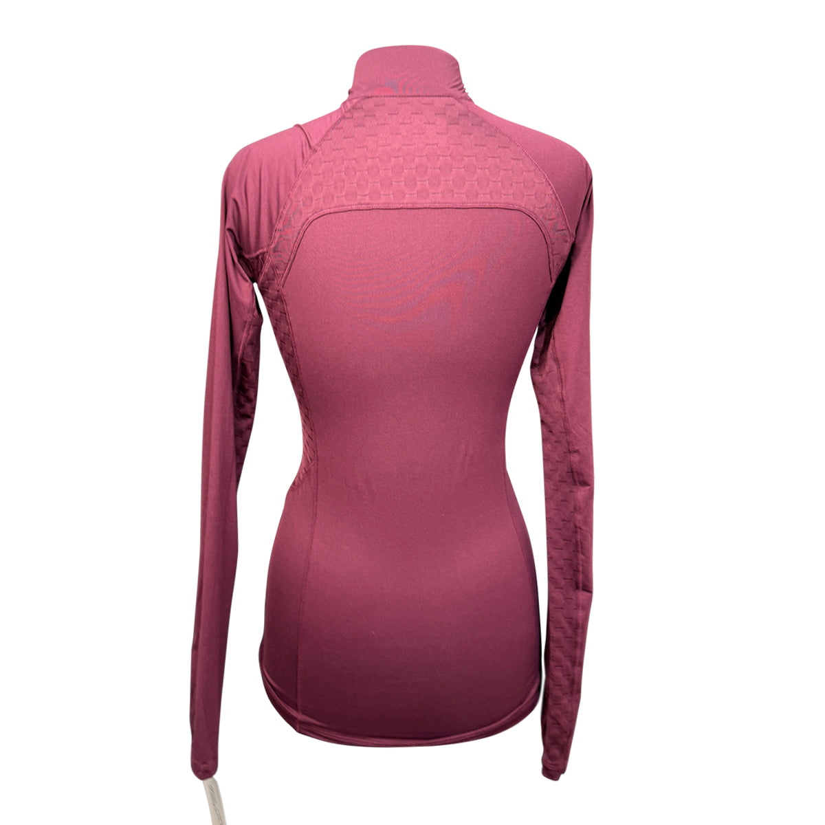 Arista 1/4 Zip Riding Shirt in Deep Plum
