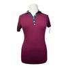 Street &amp; Saddle Floral Haymaker Polo in Burgundy
