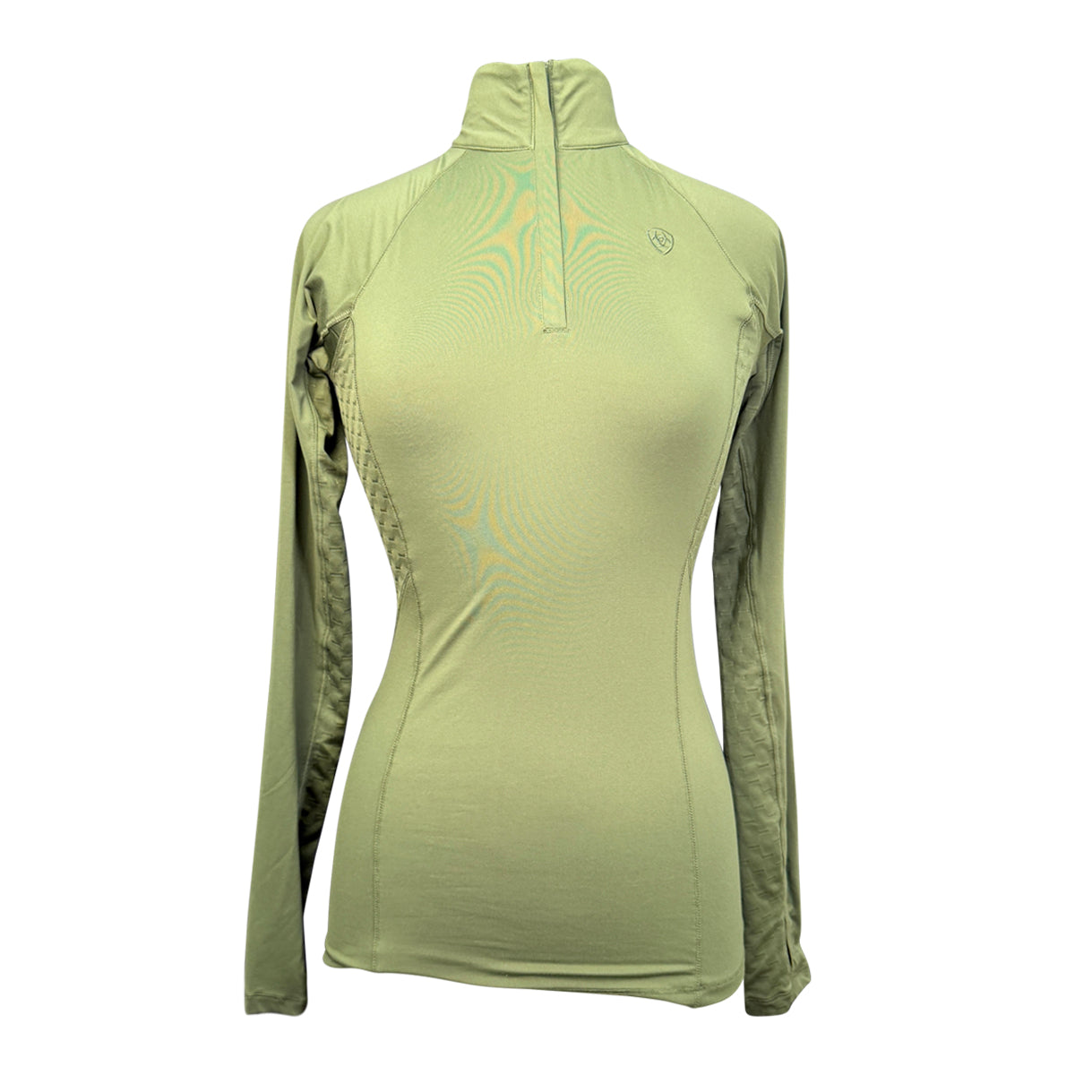 Arista 1/4 Zip Riding Shirt in Army Green