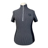 Goode Rider Ideal Shirt in Black & White Stripes