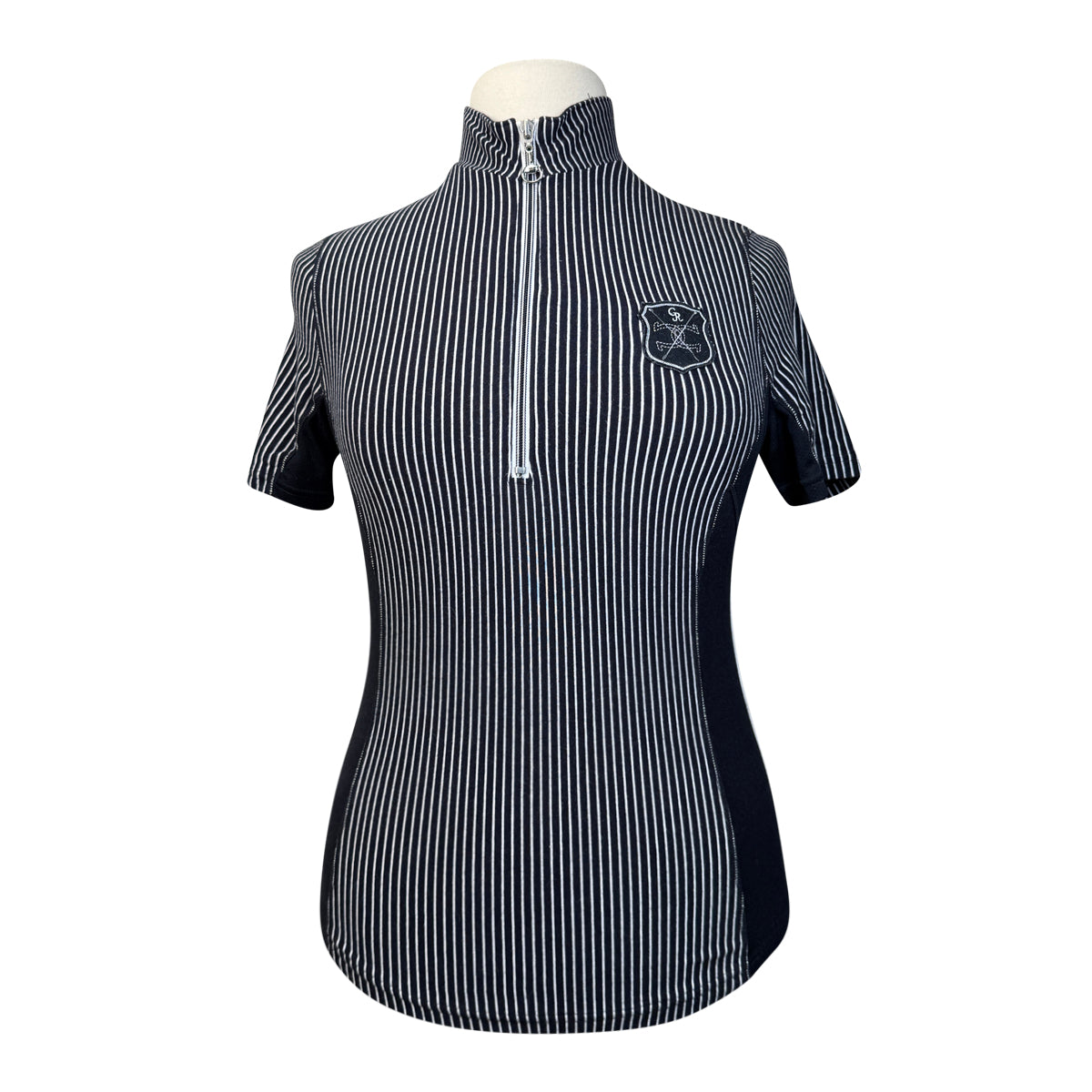 Goode Rider Ideal Shirt in Black & White Stripes