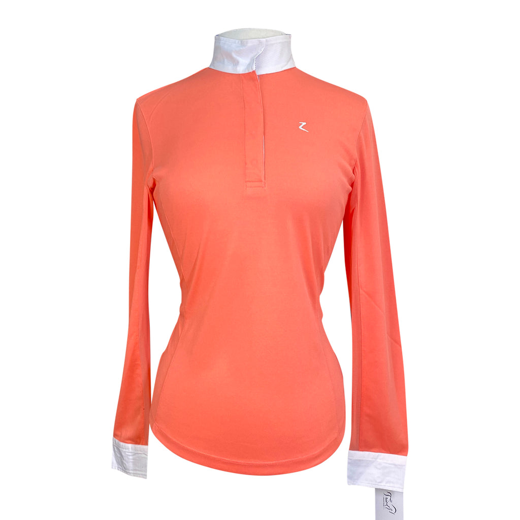 Horze 'Blaire' Functional Show Shirt in Flamingo