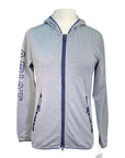 Ariat 'Byron' Full Zip Hoodie in Grey/Navy