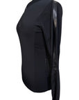 Free Ride Equestrian 'Sara' Sun Shirt in Black - Women's Small