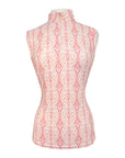 Kastel Chevron Sleeveless Sunshirt in Peach Print - Women's Medium