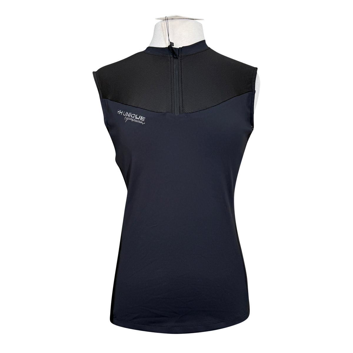 HH Unique  Horzehoods Navy Air2 Sleeveless Baselayer in Black
