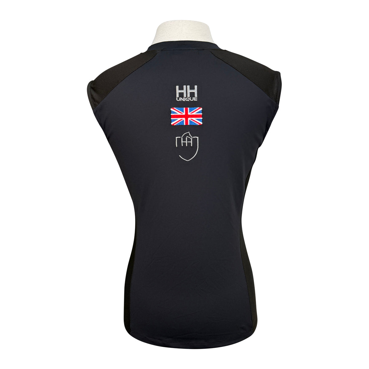 HH Unique  Horzehoods Navy Air2 Sleeveless Baselayer in Black