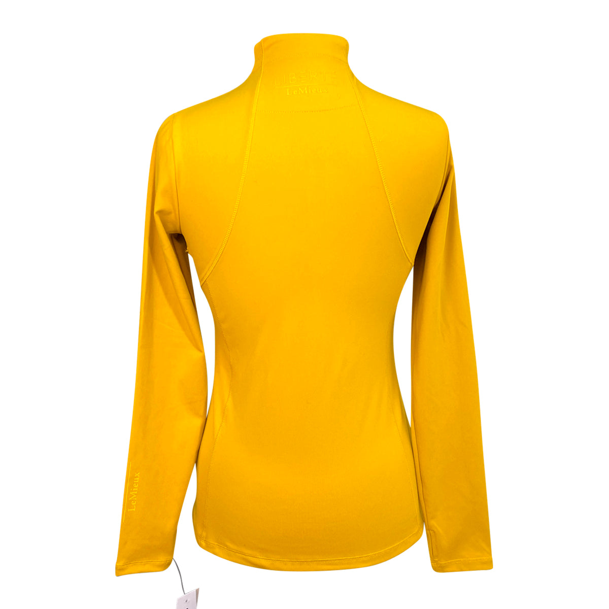 LeMieux Liberte 1/4 Zip Base Layer in Bright Mustard