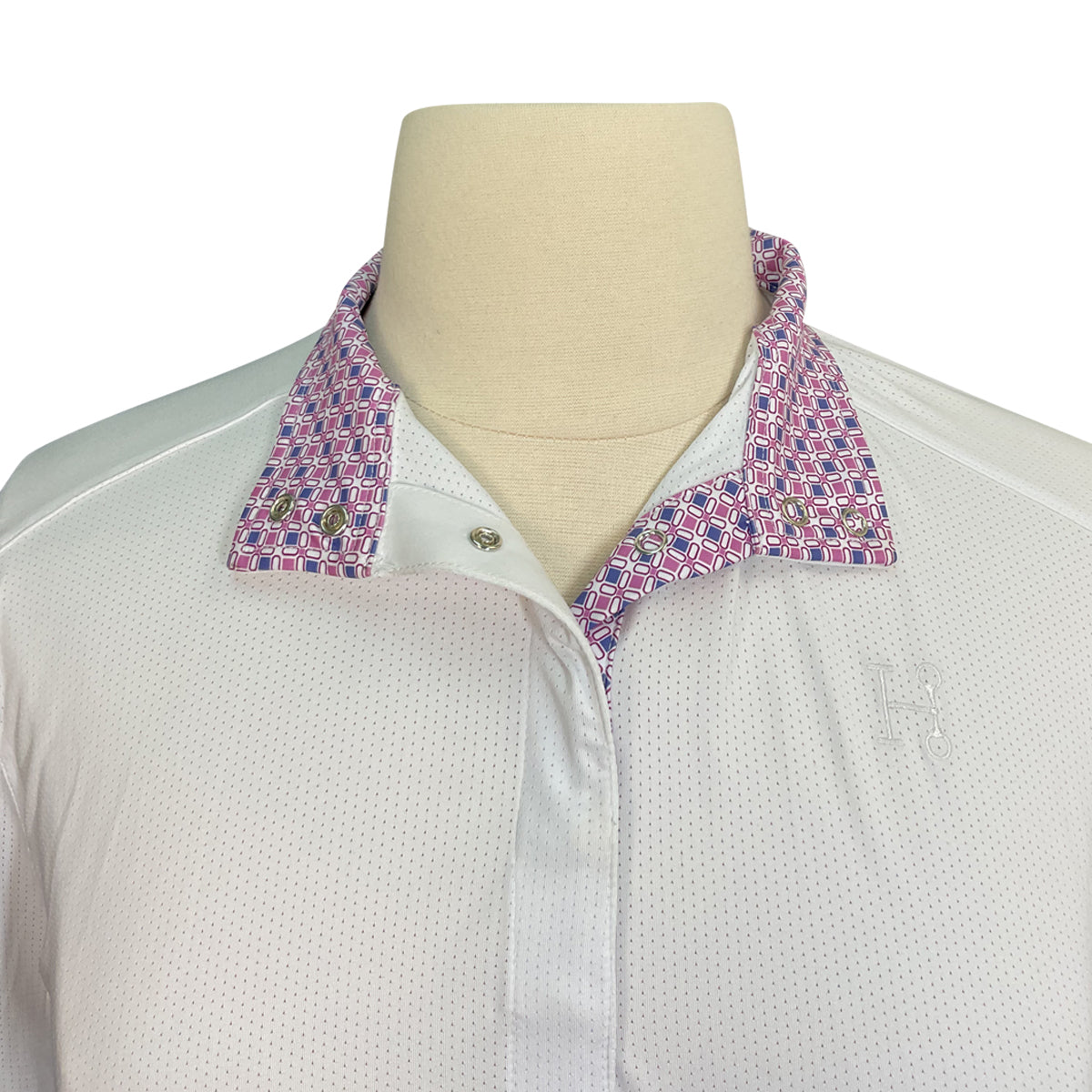 Hadley 'Performance' Show Shirt in White/Geo