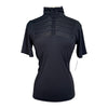 Equisite 'Elaine' Show Shirt in Black