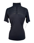 Equisite 'Elaine' Show Shirt in Black