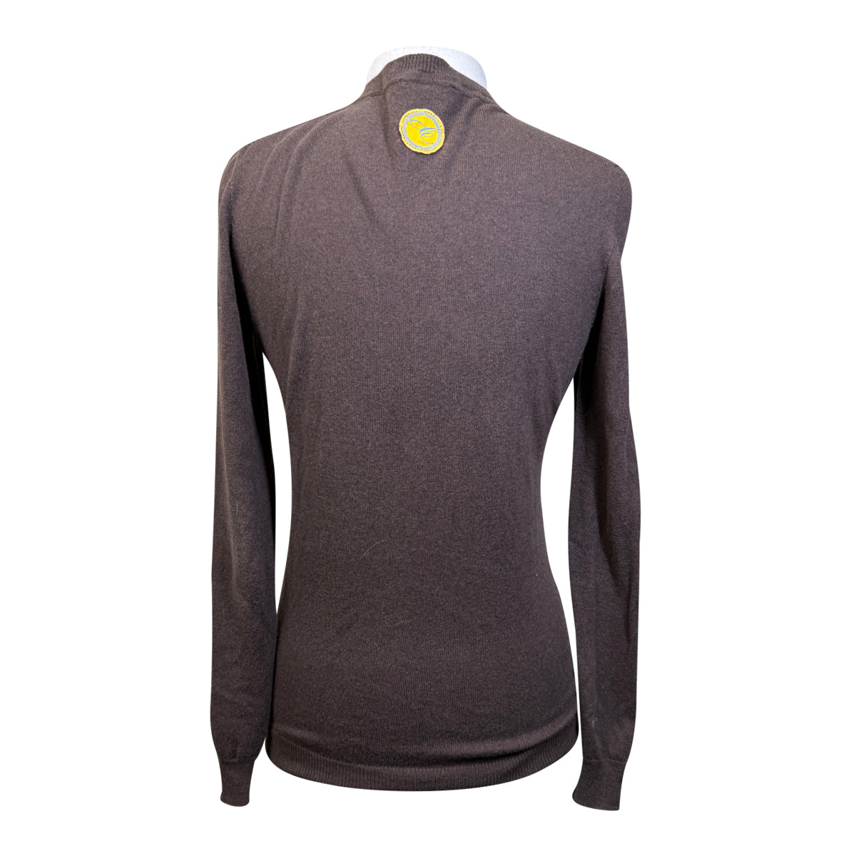 CALLIDAE The V Neck Sweater in Chocolate