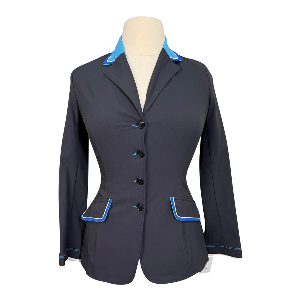 Charles Ancona Custom Show Jacket in Black w/ Blue Women's 14