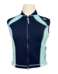 Pikeur 'Cathalina' Softshell Vest in Black/Turquoise