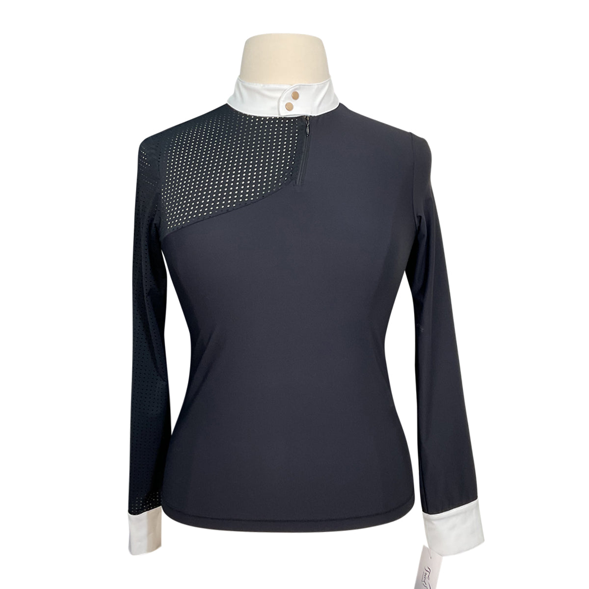 Euphoric Equestrian 'Coul' Competition Shirt in Black