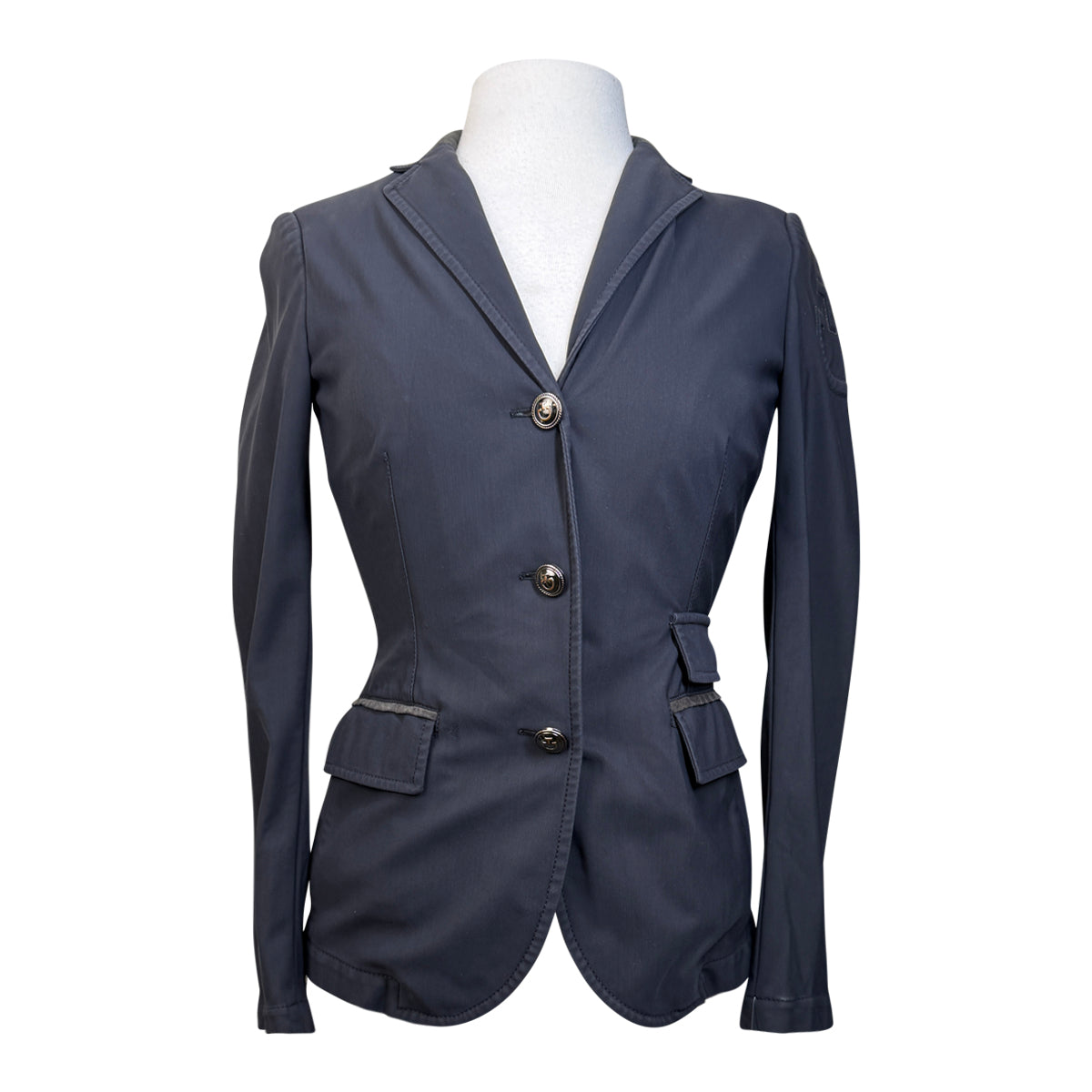 Cavalleria Toscana Competition Riding Jacket in Light Black/Olive