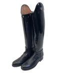 Front - LM Custom Dressage Boots in Black Patent - Women's 5 Slim