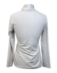 CALLIDAE 'Tech Rib' Mockneck Shirt in White