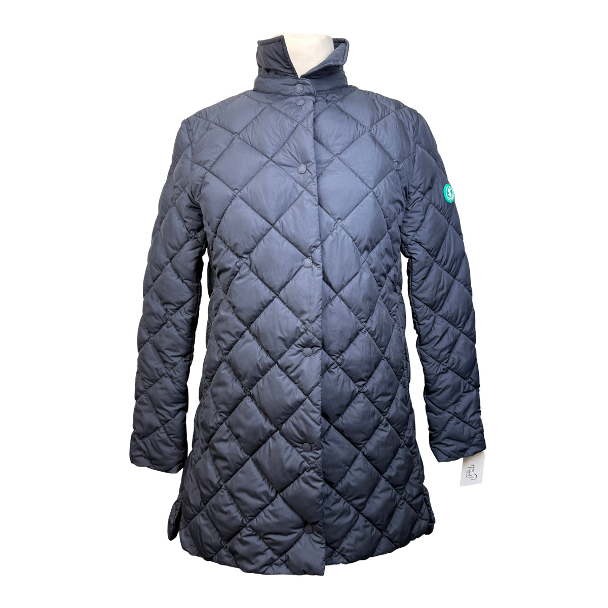 Save the Duck Long Puffer Jacket in Navy