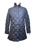 Save the Duck Long Puffer Jacket in Navy