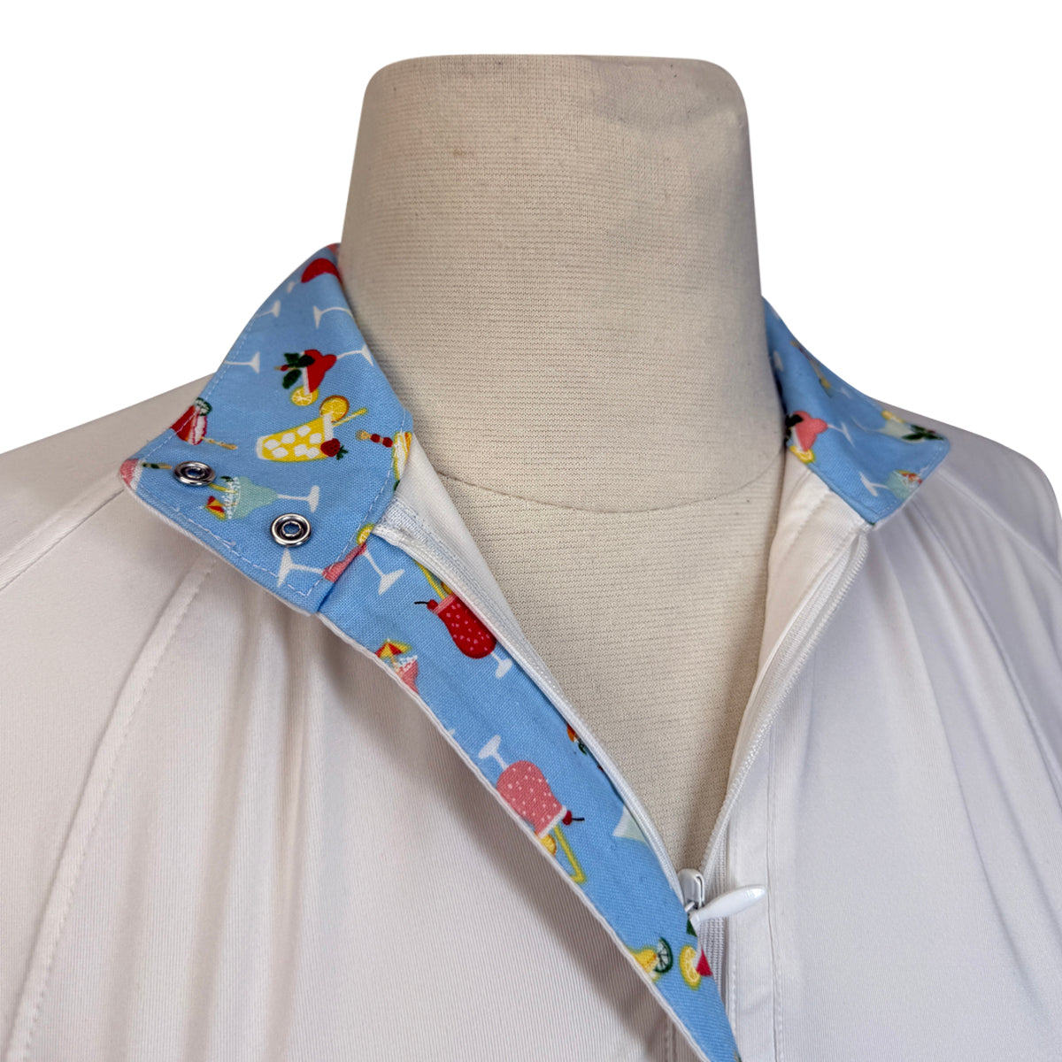 RJ Classics 'Maddie' Show Shirt in White/Drinks