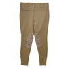 TuffRider Cotton Knee Patch Breeches in Tan