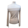 Asmar Equestrian 1/4 Zip Sweater in Tan/White