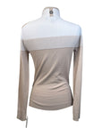 Asmar Equestrian 1/4 Zip Sweater in Tan/White