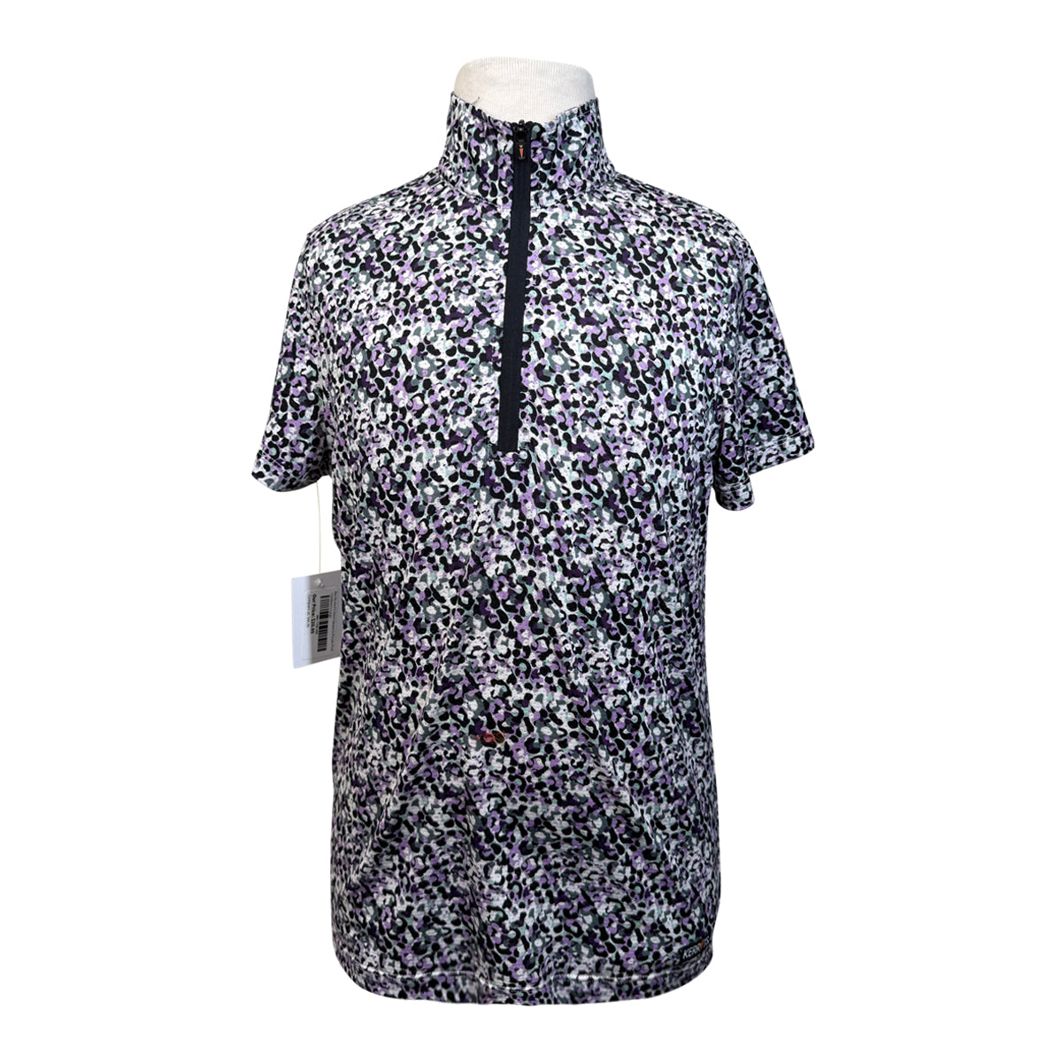 Kerrits Ice Fil Short Sleeve in Purple Print 