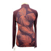 SmartWool Merino Base Layer 1/4 Zip in Sunset Coral Palm