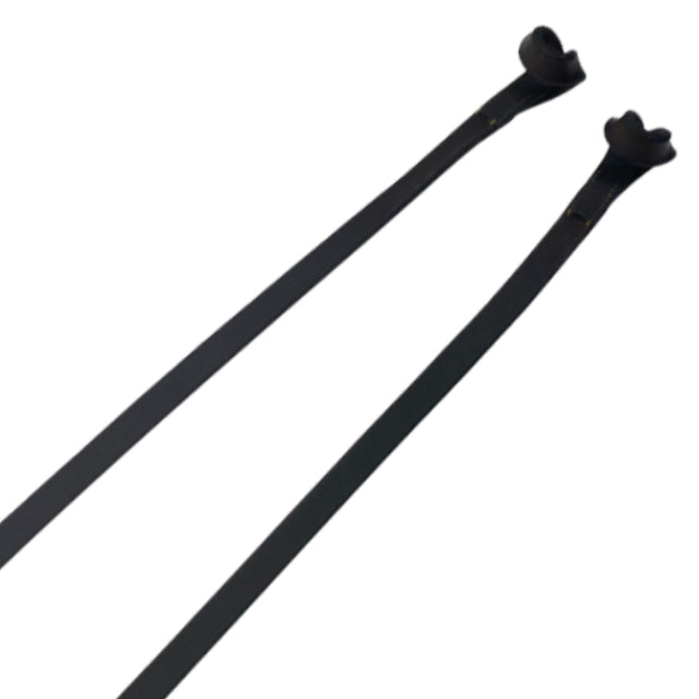 Arc De Triumphe Rubber Loop End Reins in Brown - Full