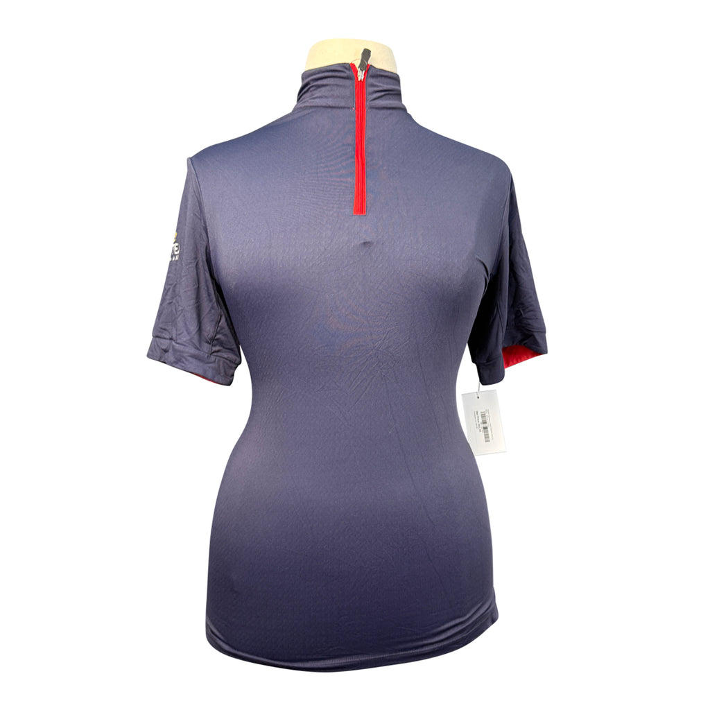 Kastel Signature Short Sleeve Shirt in Navy - Women's Large