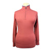 Essex Classics 'Trey' Quarter-Zip Sweater in Mauve