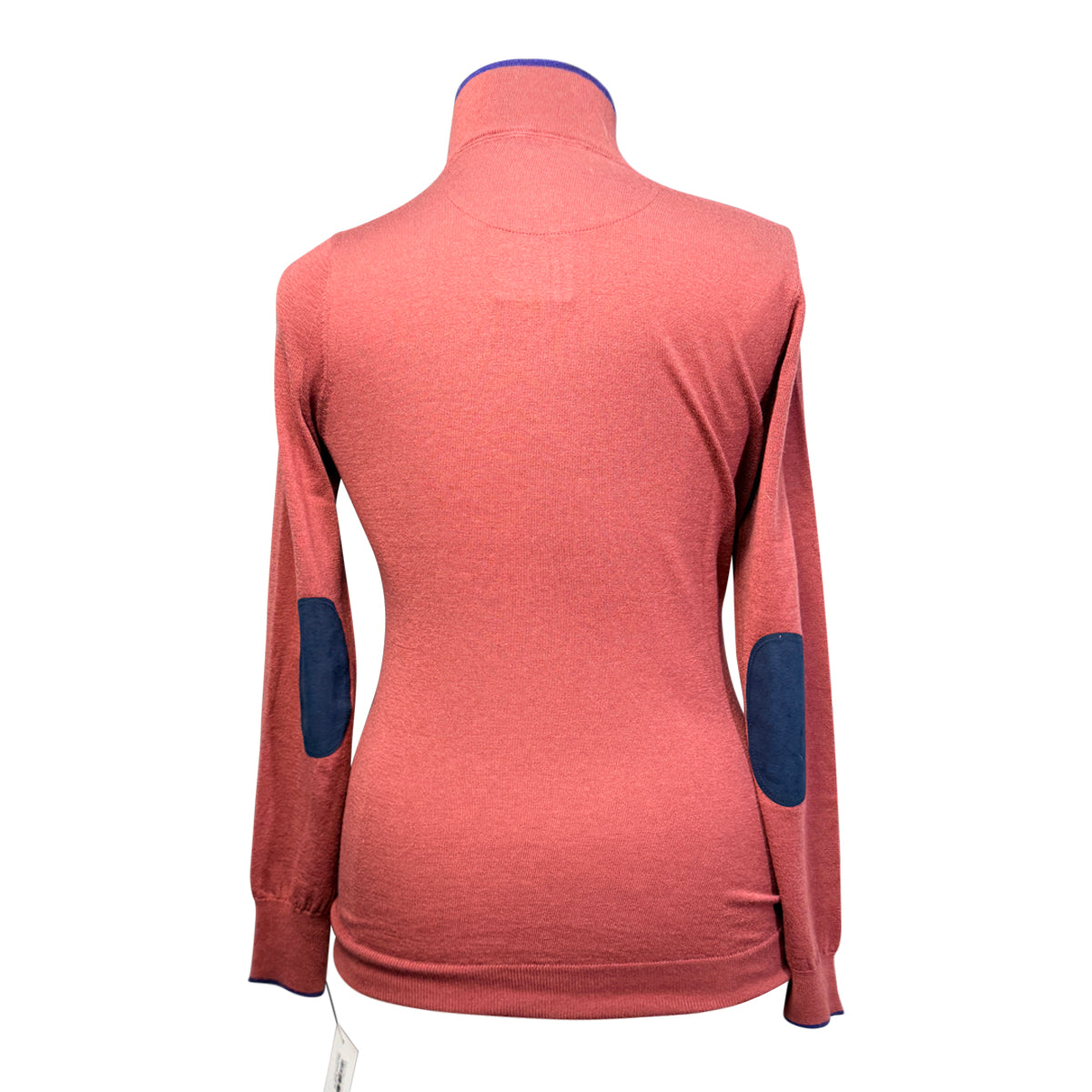Essex Classics 'Trey' Quarter-Zip Sweater in Mauve