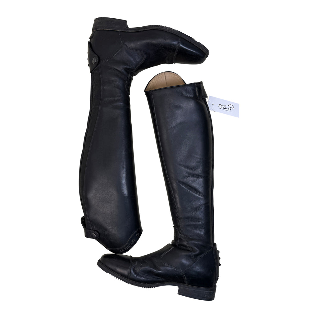 DeNiro Tricolore 'Italo' Dress Boots in Black